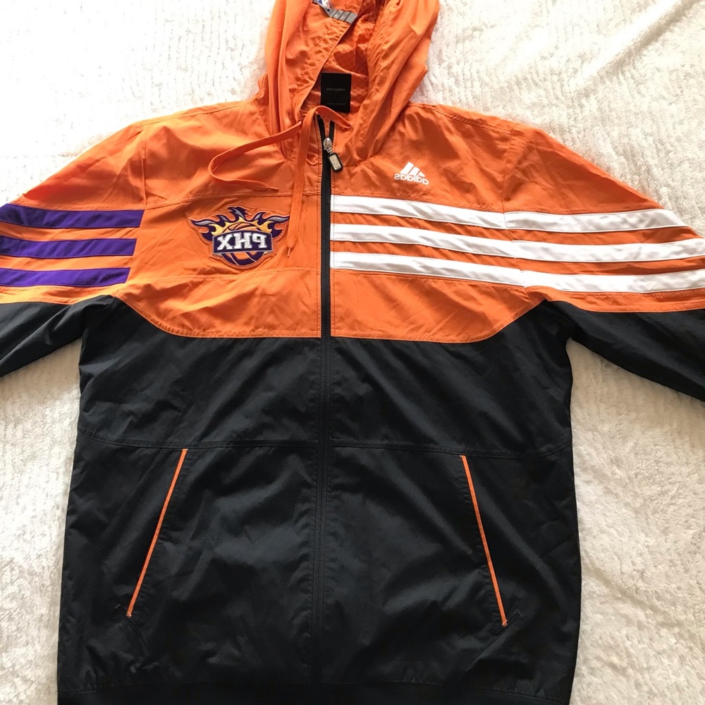 Adidas Phoenix Suns large wind breaker jacket size large - Picture 3 of 9